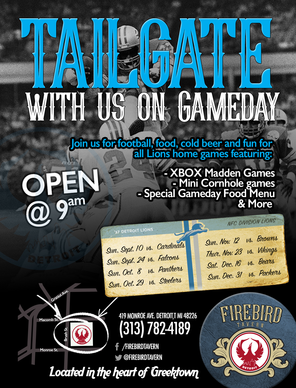 tailgating lions game